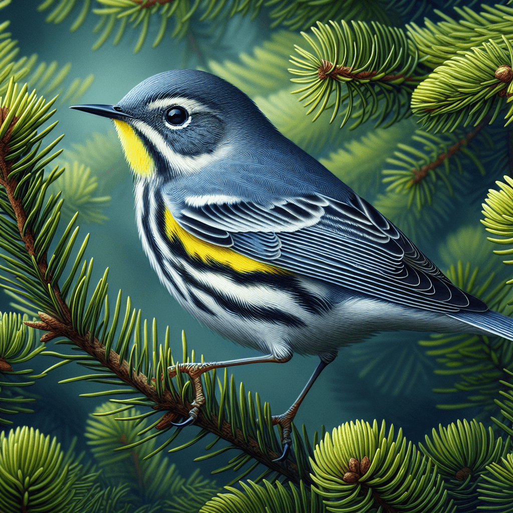 Kirtland's Warbler showing distinctive features
